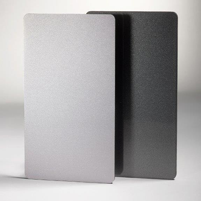 DIBOND® lastre di alluminio composito dall'aspetto metallico, gamma grigia e bianca lucida